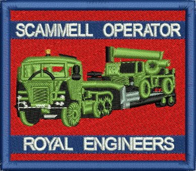 Scammell Operator Embroidered Badge