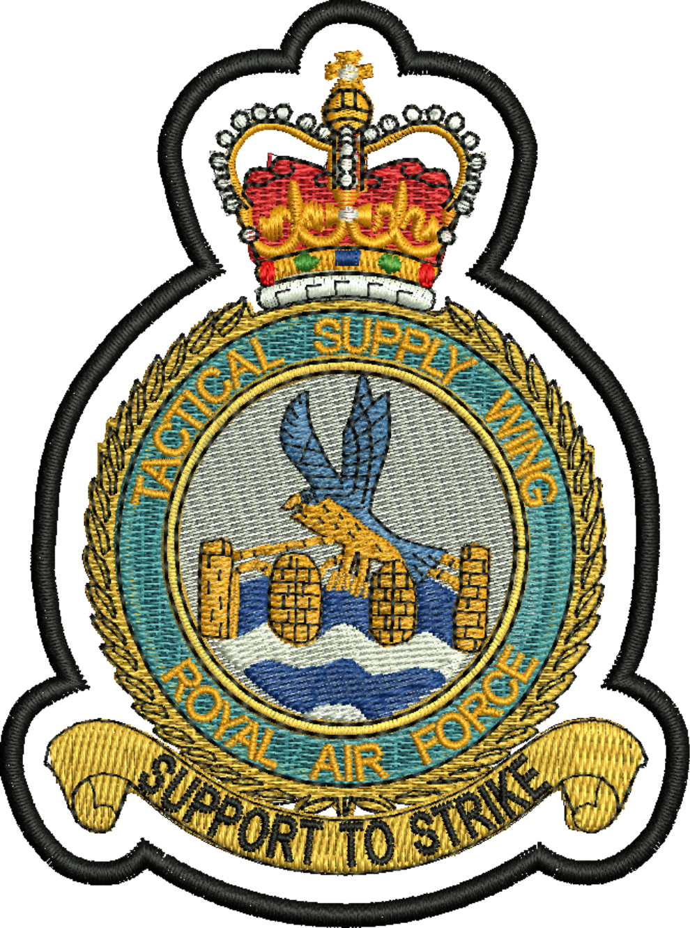 Tactical Supply Wing Embroidered Badge (COLOUR)