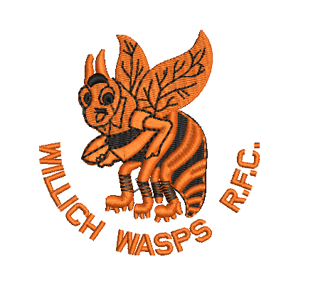 WILLICH WASPS RFC Embroidered Polo shirt